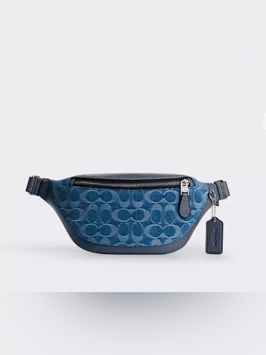 Coach Other - Coach Warren Signature Denim Fanny Belt Bag NWT
